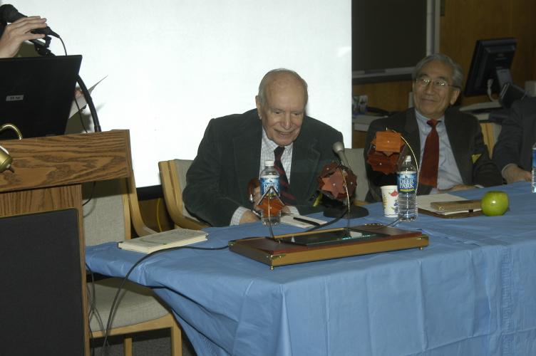 Ed Applewhite After Receiving The Cosmic Fishing Award